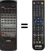 Telecomando equivalente Aiwa RC-T800F
