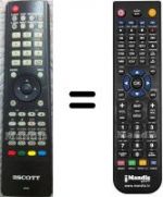 Telecomando equivalente Scott LTVX
