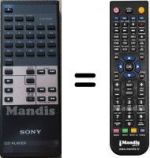 Telecomando equivalente Sony RM-D690