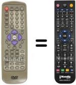 Telecomando equivalente Daewoo REMCON564