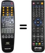 Telecomando equivalente COBY REMCON235