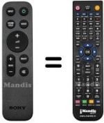 Telecomando equivalente Sony HVS50024