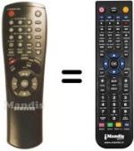 Telecomando equivalente 00017 G