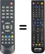 Telecomando equivalente Metronic 441598