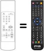 Telecomando equivalente 100 TS 026