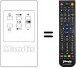 Telecomando equivalente 105-018A