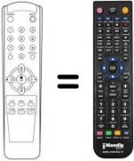 Telecomando equivalente 105-209A
