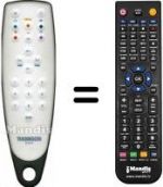 Telecomando equivalente Thomson 10 MH 73 B