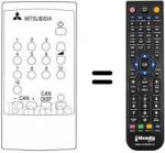 Telecomando equivalente Mitsubishi CT 14 M1 EM (Y)