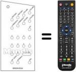 Telecomando equivalente 20 / 40 CHANNELS US