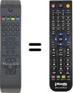 Telecomando equivalente Techwood TW 22916 B19 LED