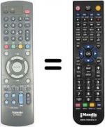 Telecomando equivalente Toshiba 32 ZP 18P