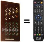 Telecomando equivalente 33 T 2