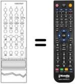 Telecomando equivalente 3406 / 6200