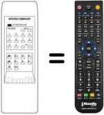 Telecomando equivalente 3600VR / 29 PROGR
