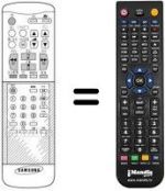 Telecomando equivalente 3F14-00040-140