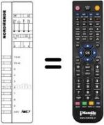 Telecomando equivalente IMC 7
