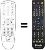 Telecomando equivalente LG 20 J 3 RX