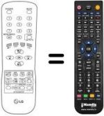 Telecomando equivalente LG 21 FA 7
