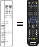 Telecomando equivalente Thomson TF 7356 PSN / NIC