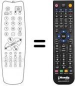 Telecomando equivalente Reflex CTV 2095 TXT