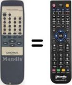 Telecomando equivalente 97P1R2BT05