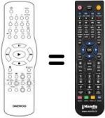 Telecomando equivalente 97P1R2CPA1