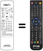 Telecomando equivalente 97PIR3BD13