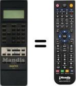 Telecomando equivalente A05141 LCD