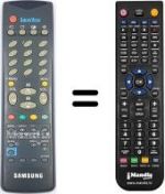 Telecomando equivalente Samsung TVP 5050 X