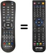 Telecomando equivalente Autovox AX 19DDT 58 HD