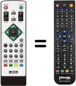 Telecomando equivalente Boston DTT 3500