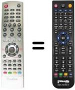 Telecomando equivalente KEYMAT KE LC 3253 T