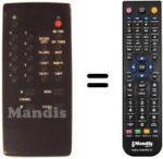 Telecomando equivalente SAT 4001