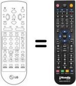 Telecomando equivalente LG CB 21T43 TG