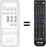 Telecomando equivalente JVC 7823 FC