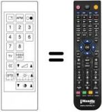Telecomando equivalente CT-74 FC