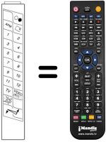 Telecomando equivalente CT-77 FC