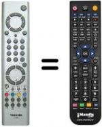 Telecomando equivalente Toshiba 23 WLT 56