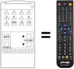 Telecomando equivalente Ctc CTV 166