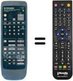 Telecomando equivalente Pioneer SD T50W1