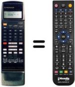 Telecomando equivalente CU-VR 014