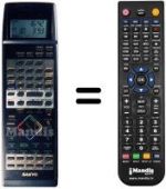 Telecomando equivalente Sanyo VHR-D5670 I