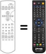 Telecomando equivalente Daewoo DTT 21C1 TU (F)