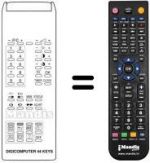 Telecomando equivalente Atlantic DIGICOMPUTER 44 KEYS