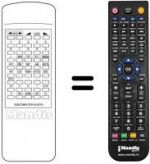 Telecomando equivalente TELEGAZI CTV 9Z85