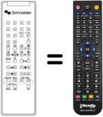 Telecomando equivalente DTV 1