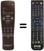 Telecomando equivalente F SAT 6BE2