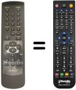 Telecomando equivalente Hitachi VT-FX940E VPS