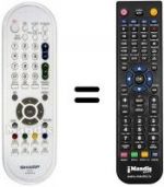 Telecomando equivalente GA 608 WJSB